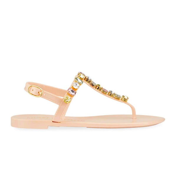 Stuart Weitzman Jaide Gem Jelly Flat - Picture 1 of 3